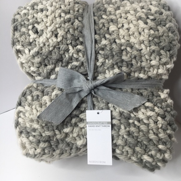 Nordstrom Other - NWT Nordstrom’s Hand Knit Throw!
